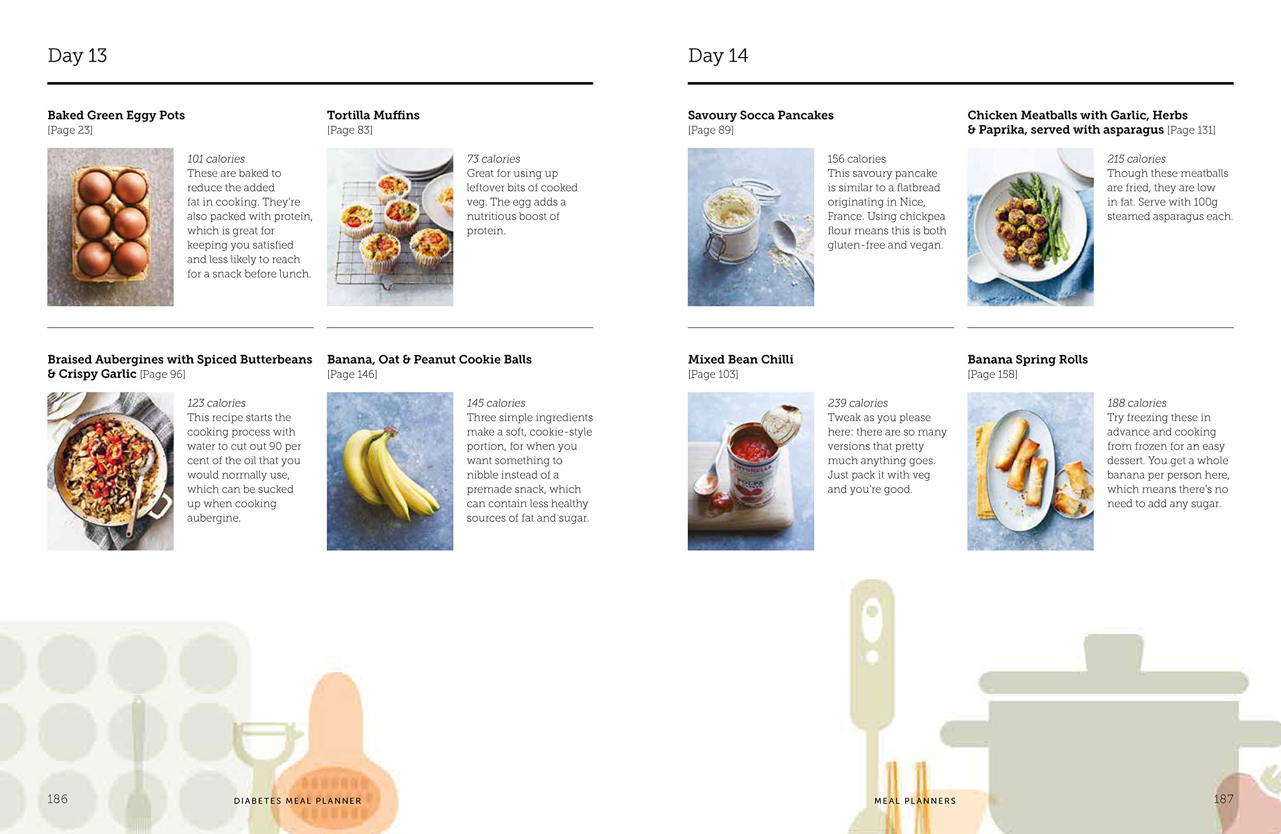 Diabetes Meal Planner, Deliciously simple recipes and weekly weight