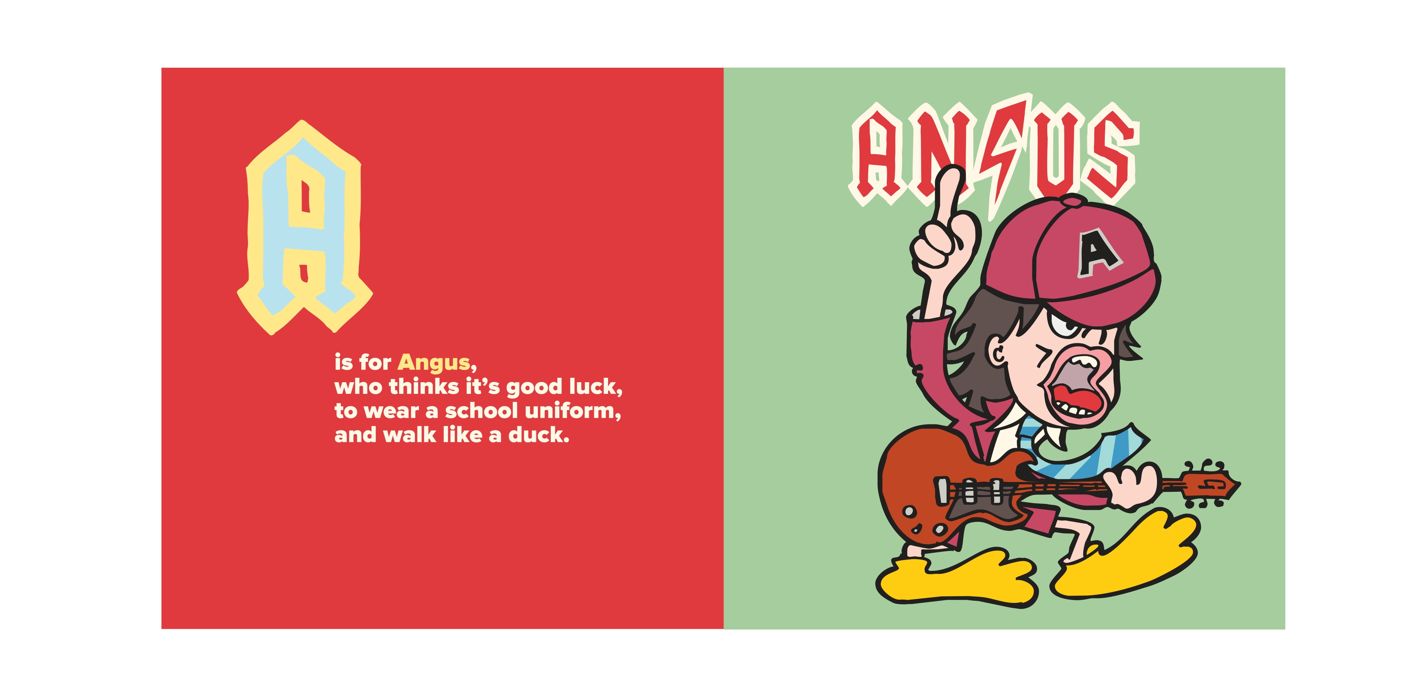 The AC/DC AB/CD - The high voltage alphabet by Paul McNeil