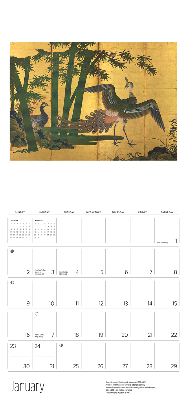 Japanese Scrolls & Screens 2022 Wall Calendar by Pomegranate 9781087502076 Booktopia