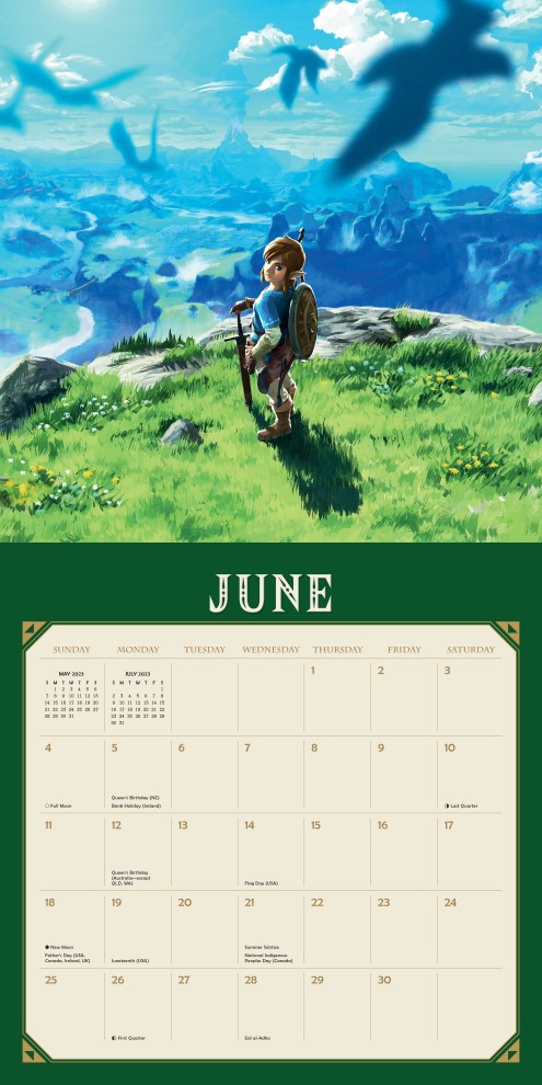 legend-of-zelda-breath-of-the-wild-2023-wall-calendar-by-nintendo-9781419763410-booktopia