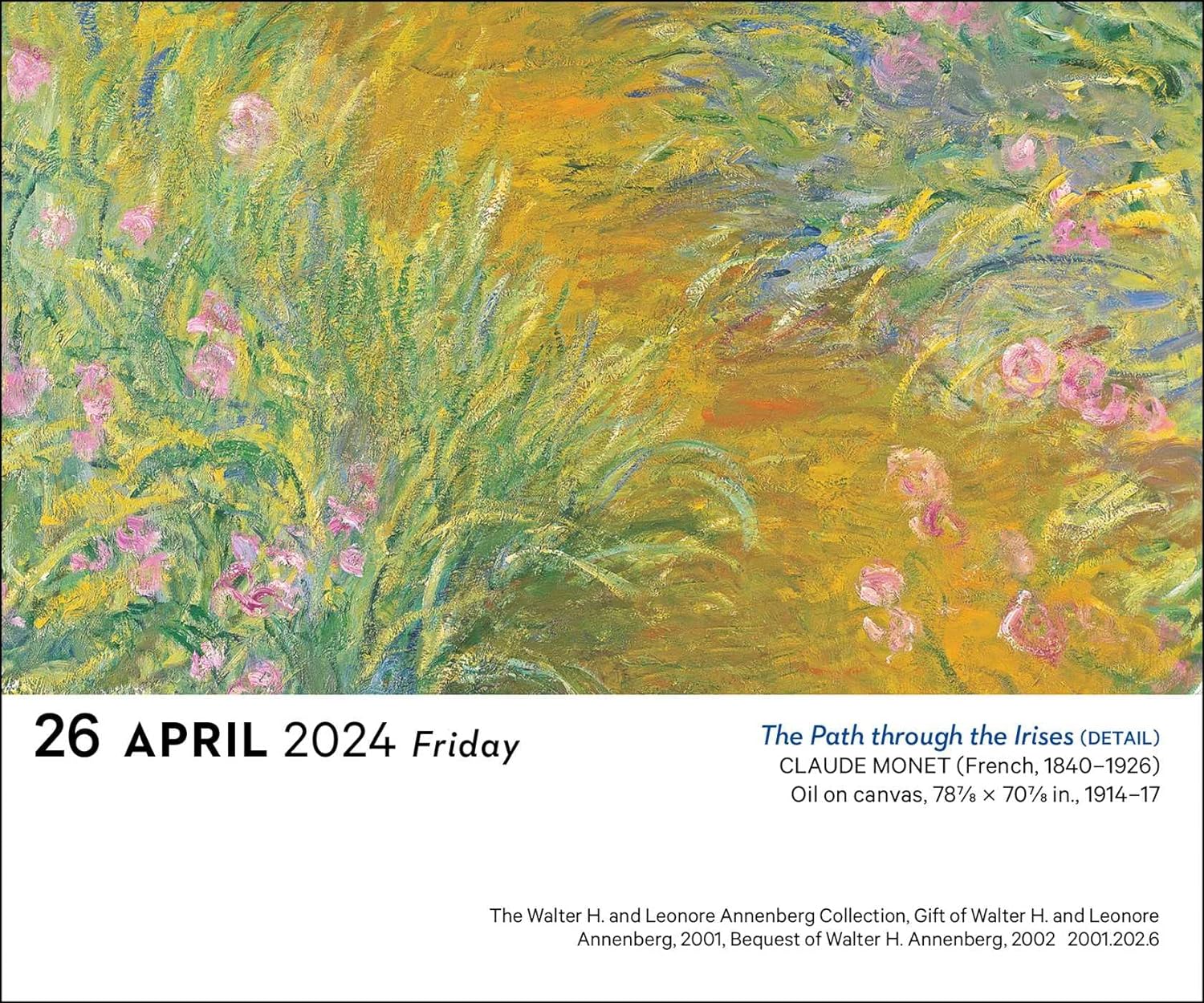 Impressionism and PostImpressionism 2024 DayToDay Calendar by