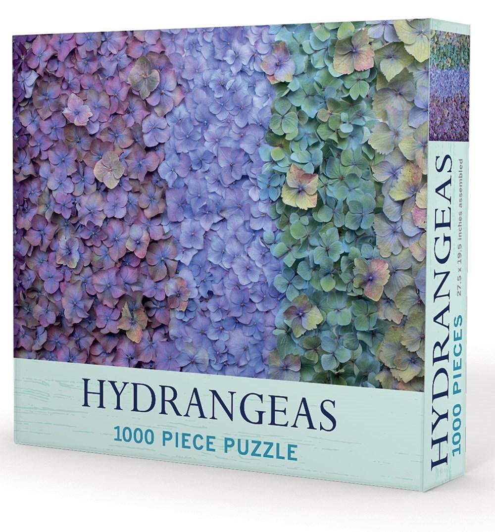 Hydrangeas Puzzle, 1000Piece Jigsaw Puzzle by Gibbs Smith Publishers