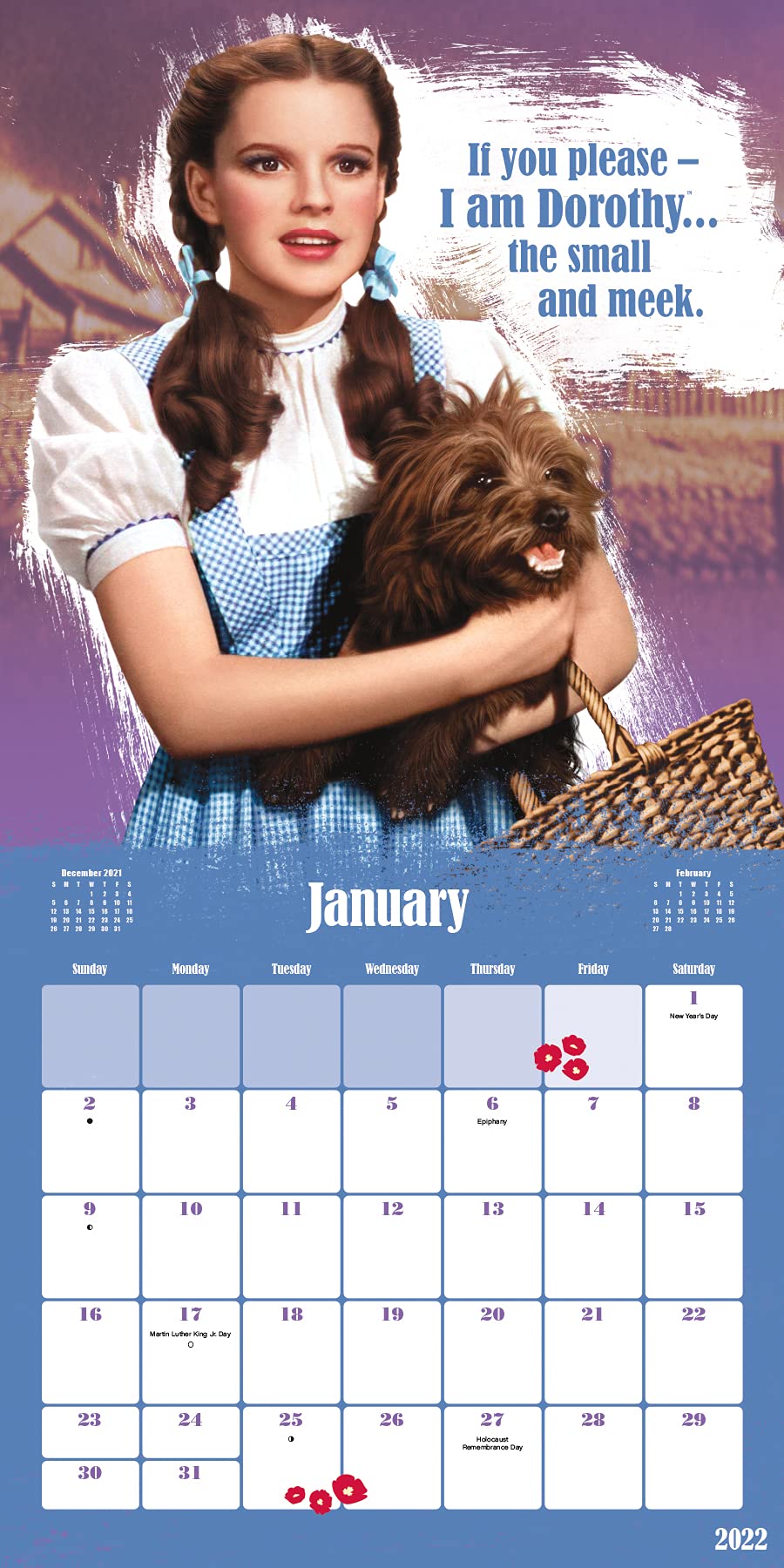 Calendar Wizard 2022 The Wizard Of Oz - 2022 Wall Calendar By Trends International |  9781438883977 | Booktopia