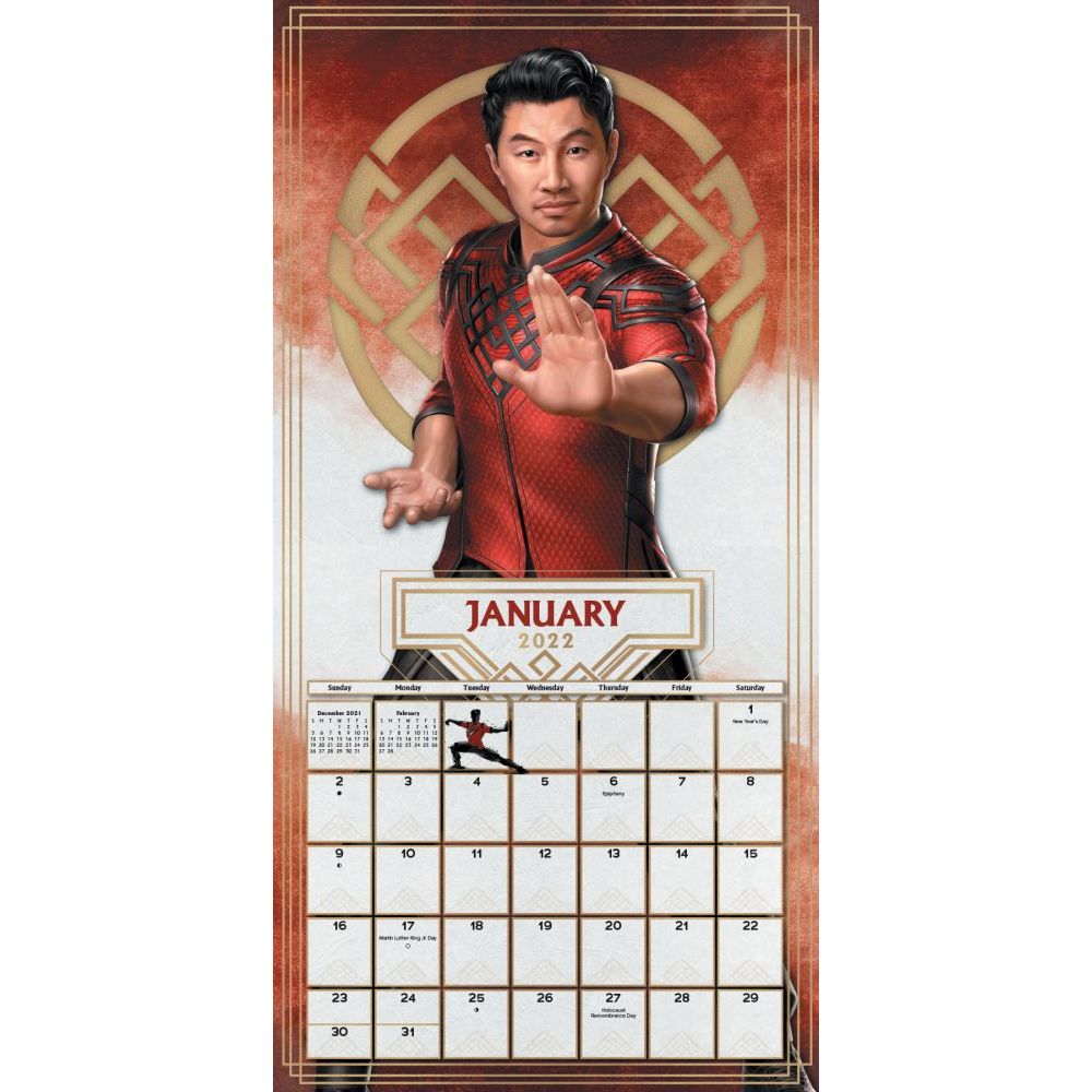 Shang Chi And The Legend Of The Ten Rings 2022 Wall Calendar By shang-chi-and-the-legend-of-the-ten-rings-2022-wall-calendar-by