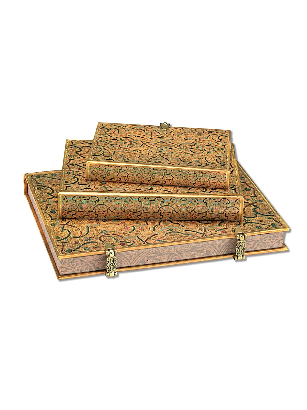 Gold Inlay Ultra Lined Journal, Hardcover Clasp 120 GSM 240