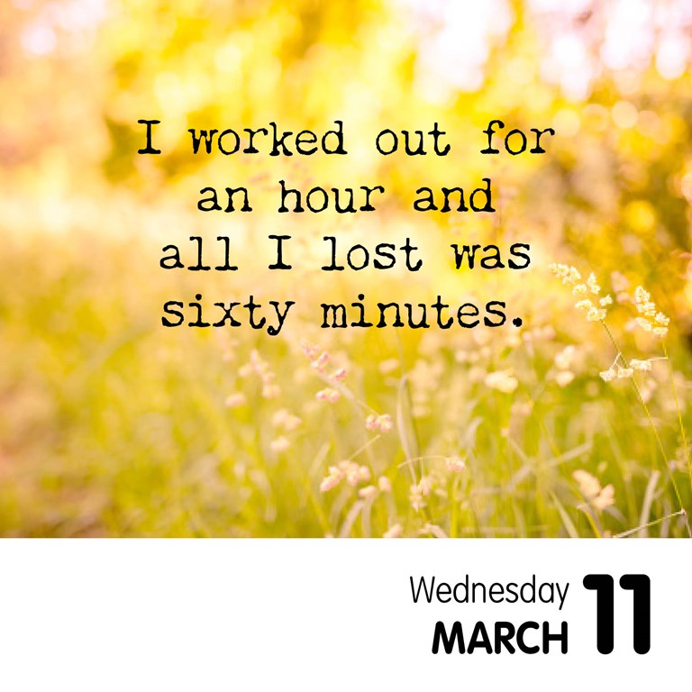 Unspirational turn your smile upside down 2020 Daily Desk Calendar