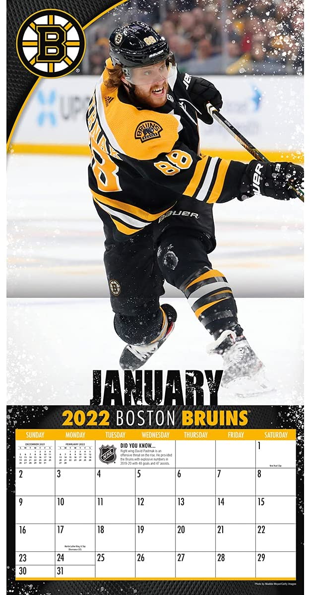 Boston Bruins 2022 Wall Calendar by The Lang Companies