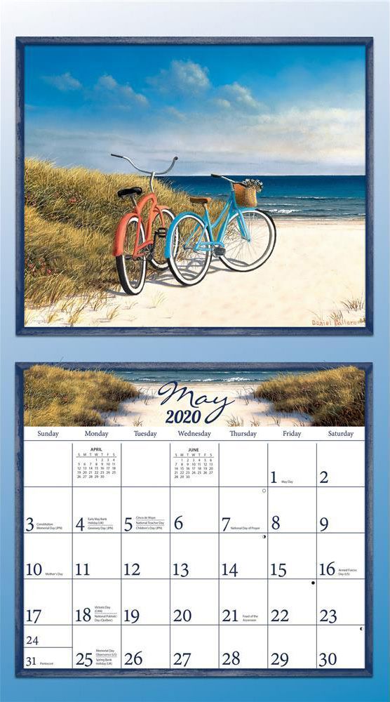 Seaside 2020 Wall Calendar by Daniel Pollera 9781469409627 Booktopia