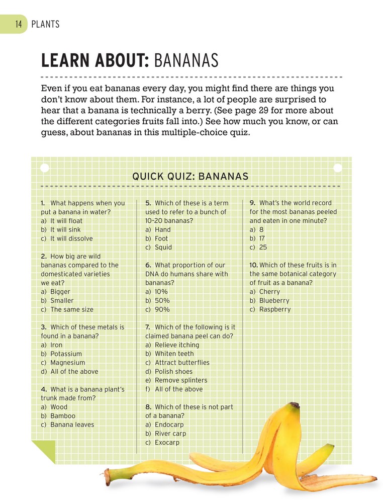 The Biology of Bananas, Discover and Learn with 21 Experiments by Katie ...