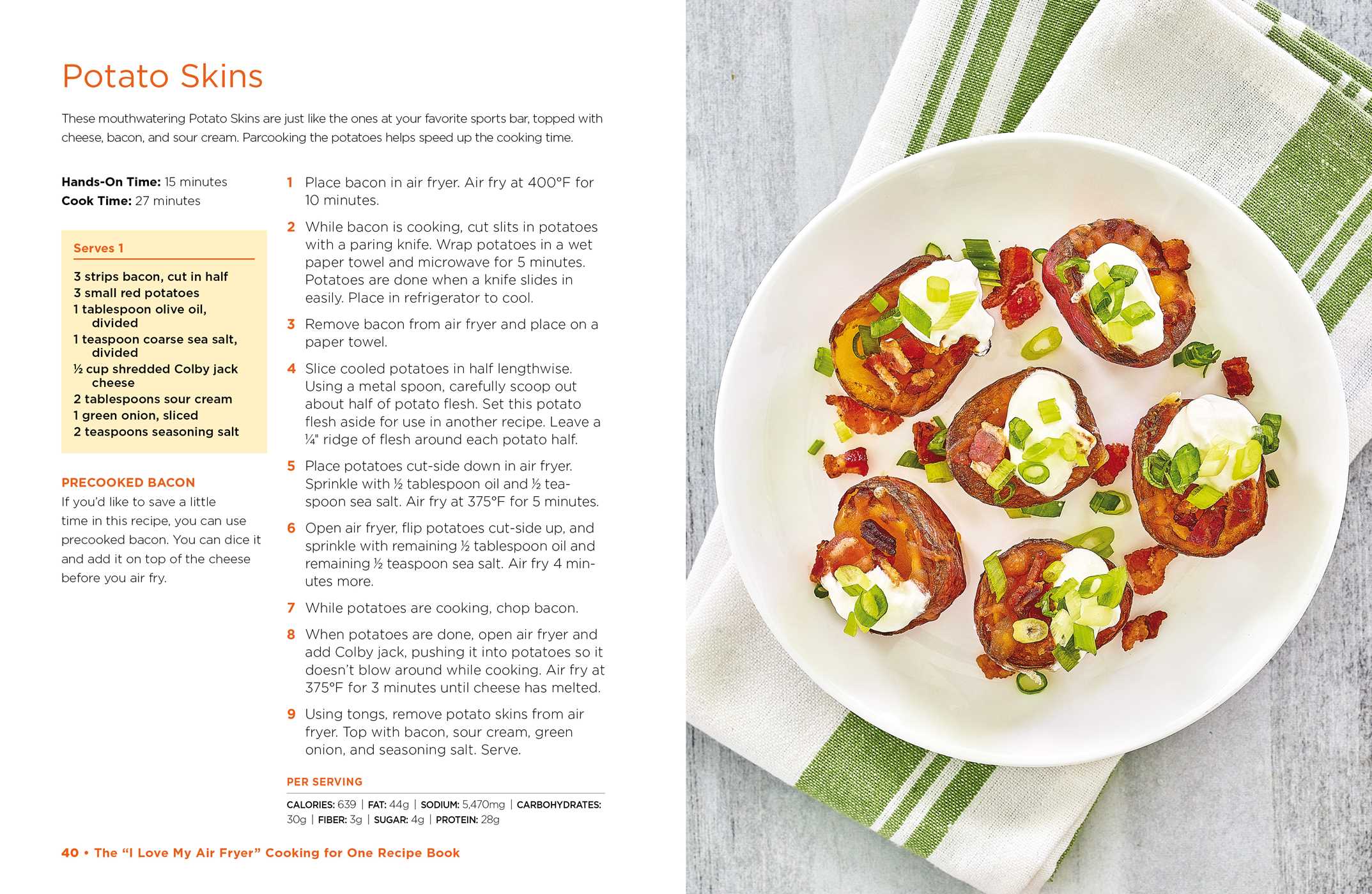 The "I Love My Air Fryer" Cooking for One Recipe Book by Heather