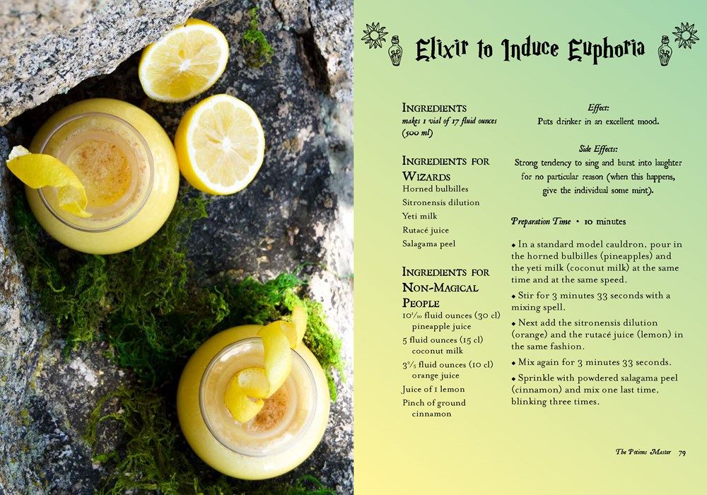 The Unofficial Harry Potter Book of Cocktails, Fantastic Drinks and How