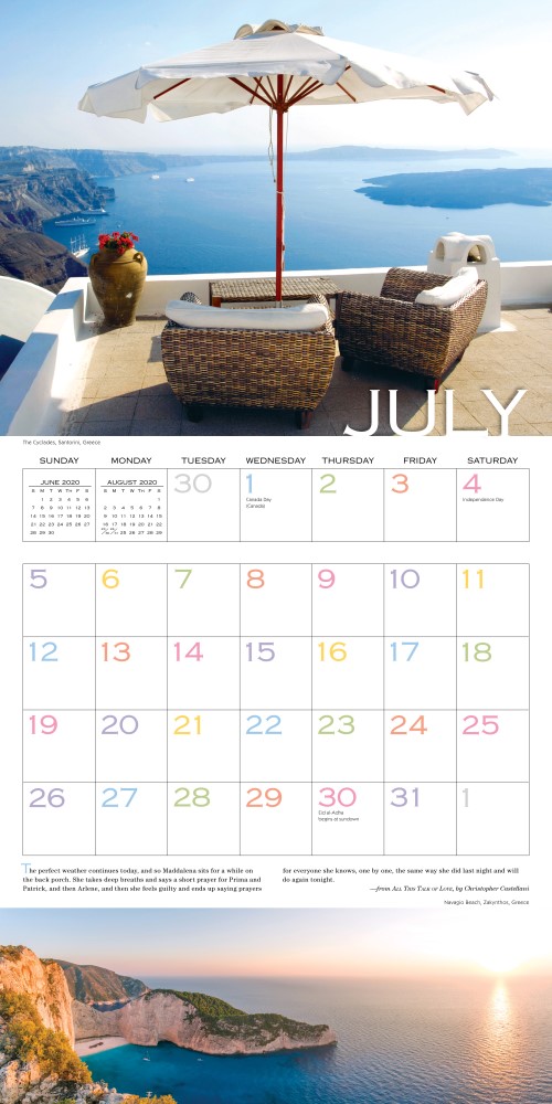 Out on the Porch Wall Calendar 2020 by Workman Calendars