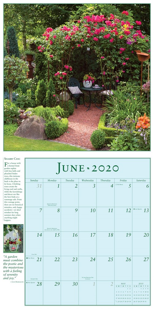 The Secret Garden - 2020 Wall Calendar by Workman Calendars ...