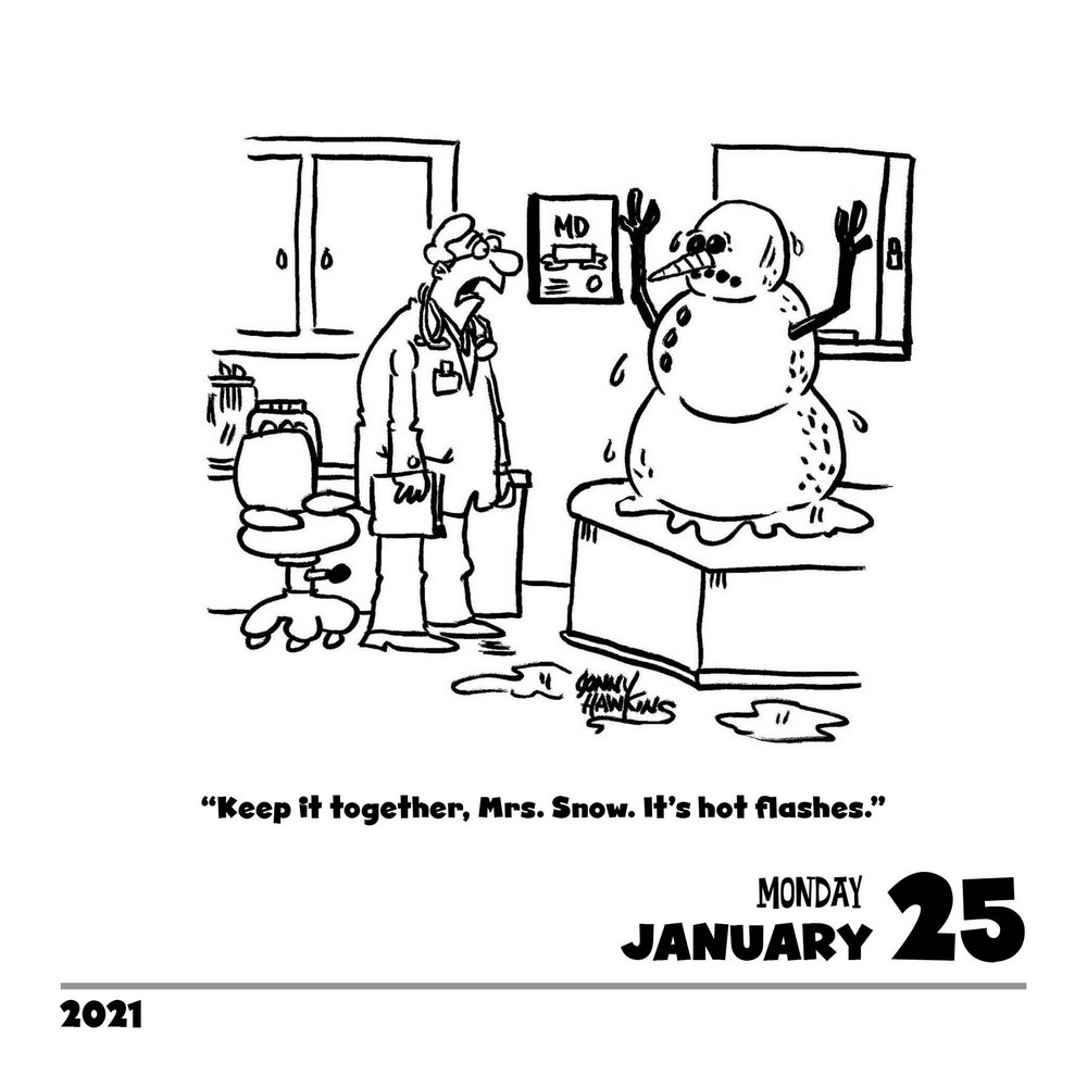 Medical CartoonADay 2021 Desk Calendar, A Daily Dose of Humor by