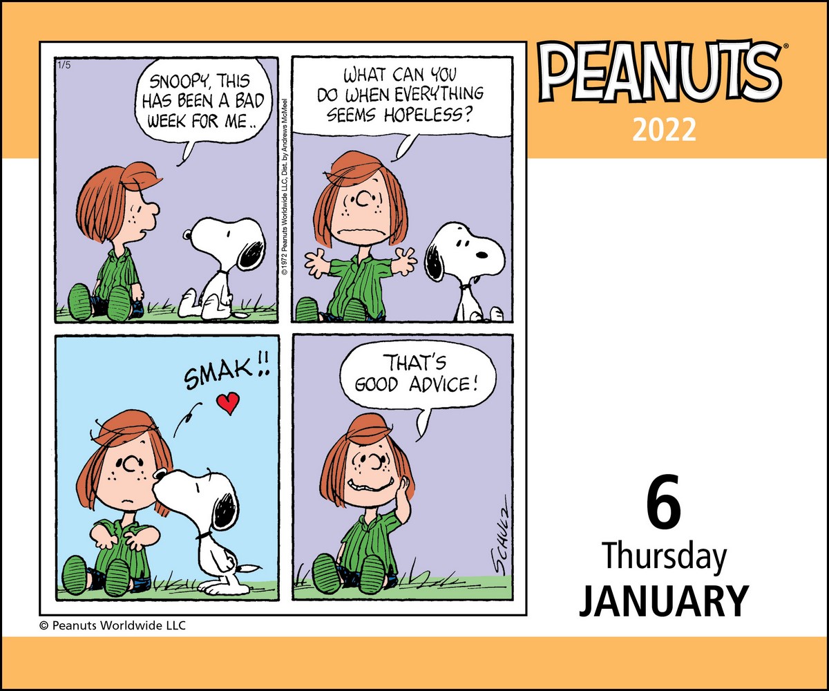 Peanuts 2022 Daily Desk Calendar by Peanuts Worldwide LLC