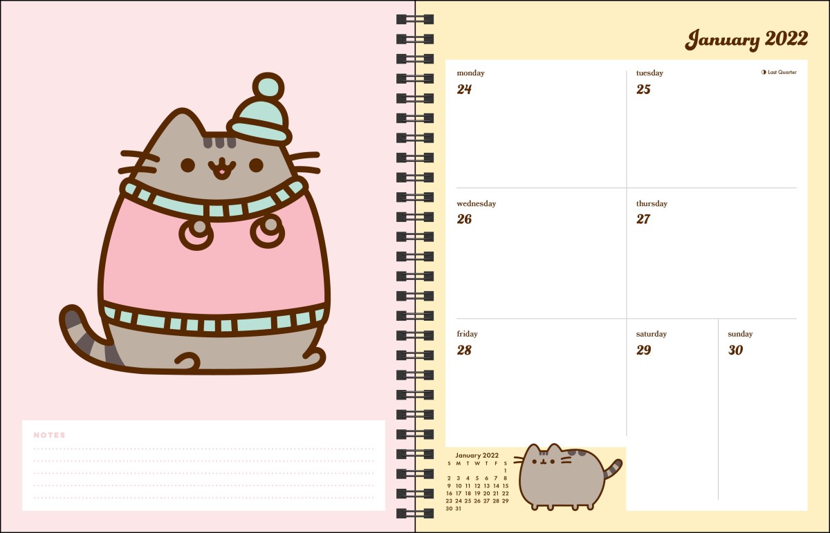 Pusheen Calendar 2023 Pusheen 16-Month 2021-2022 Monthly/Weekly Planner Calendar By Claire Belton  | 9781524863876 | Booktopia