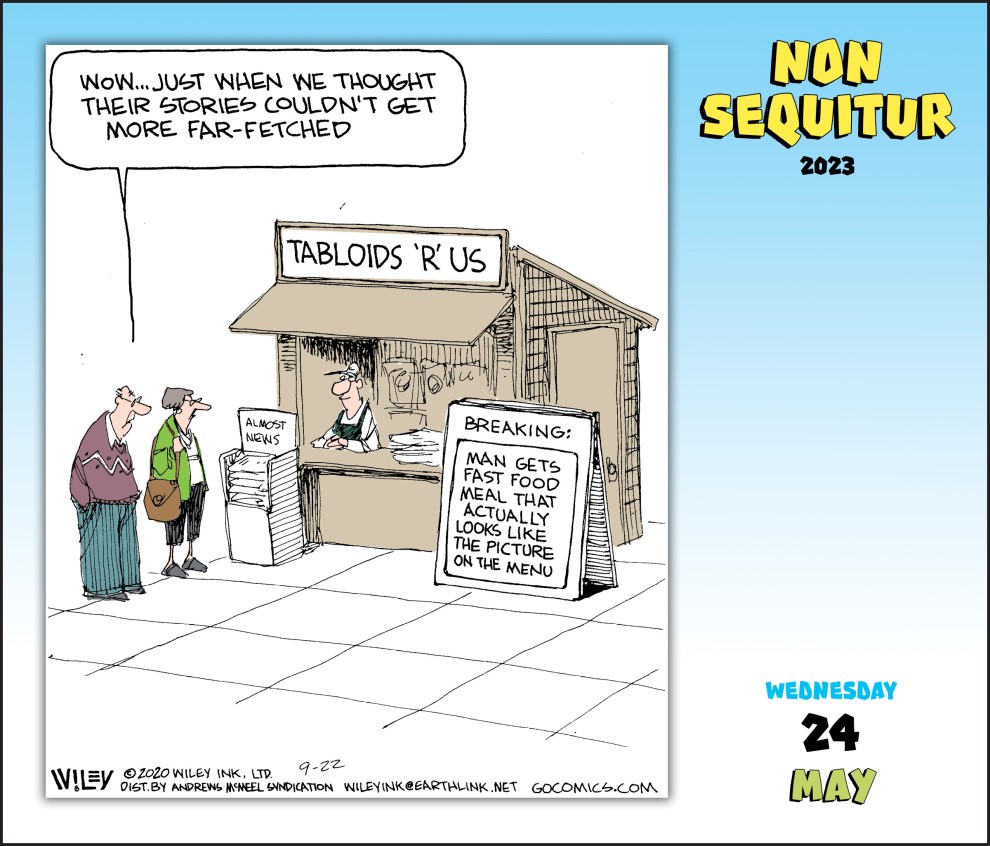 Non Sequitur 2023 DaytoDay Calendar by Wiley Miller 9781524872939
