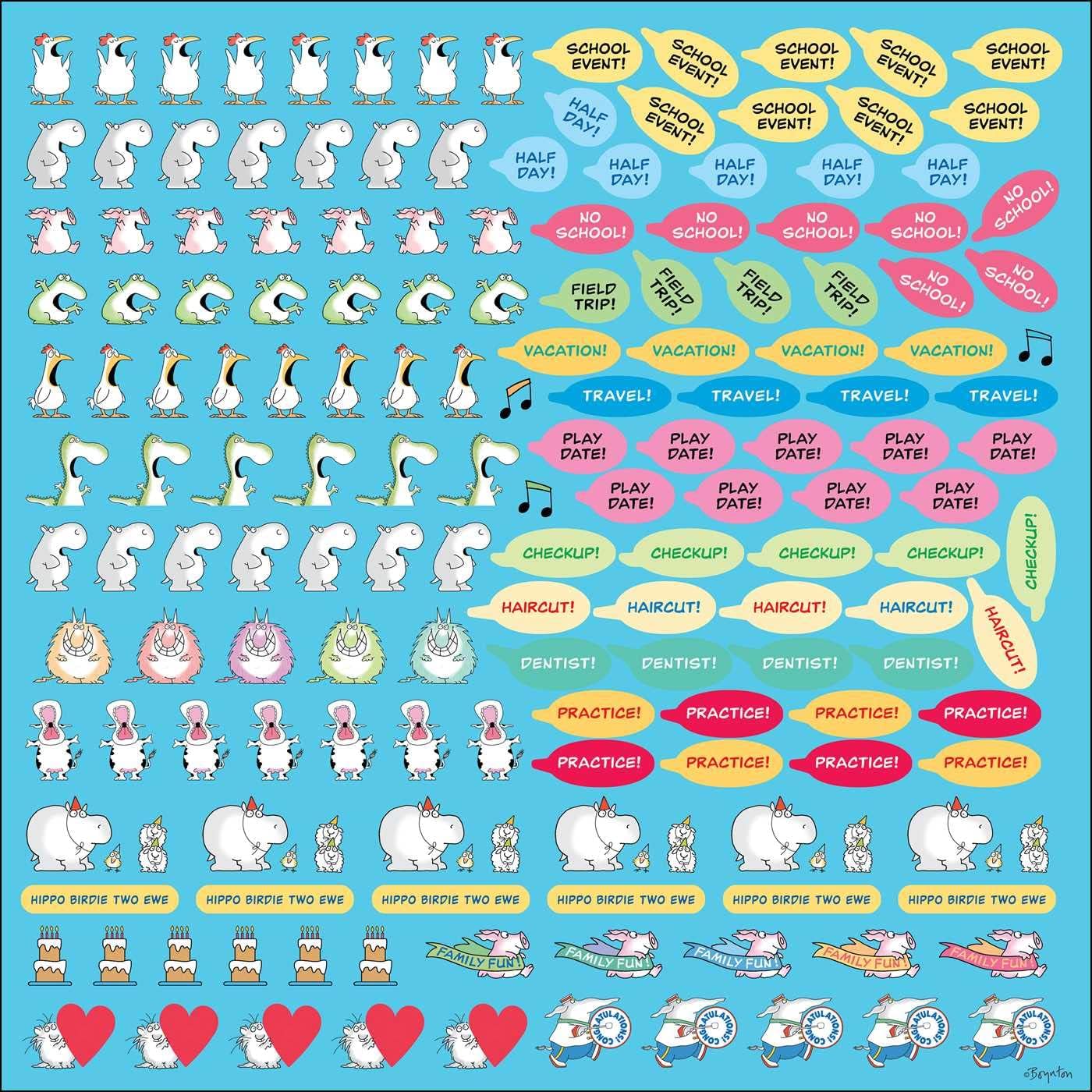 Sandra Boynton's My Family Calendar 20232024 Wall Calendar (17Month