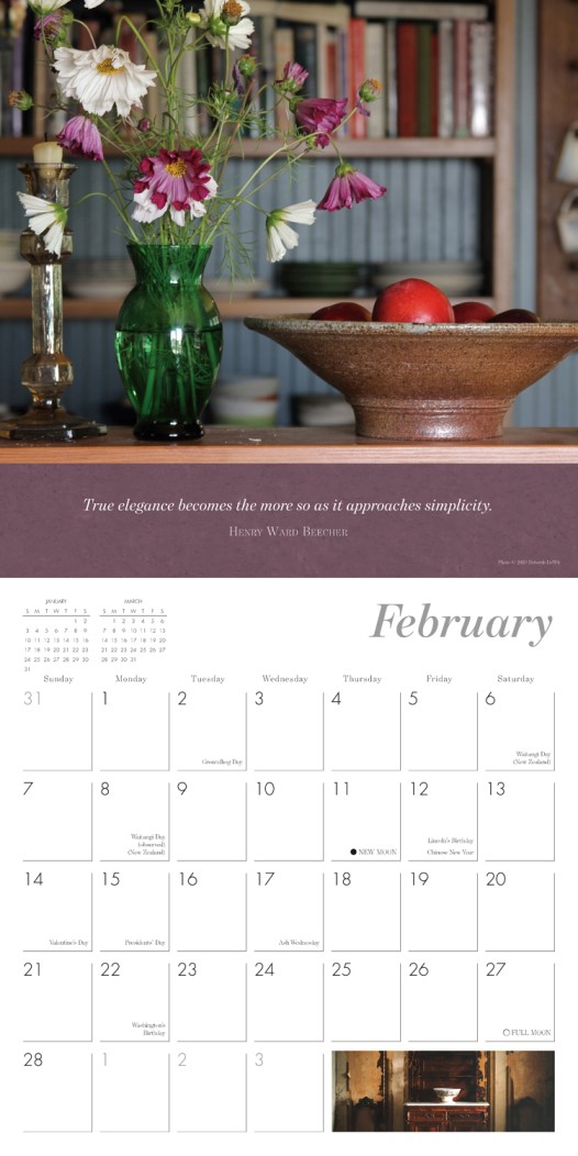 Simplicity: Inspirations for a Simpler Life - 2021 Wall Calendar by