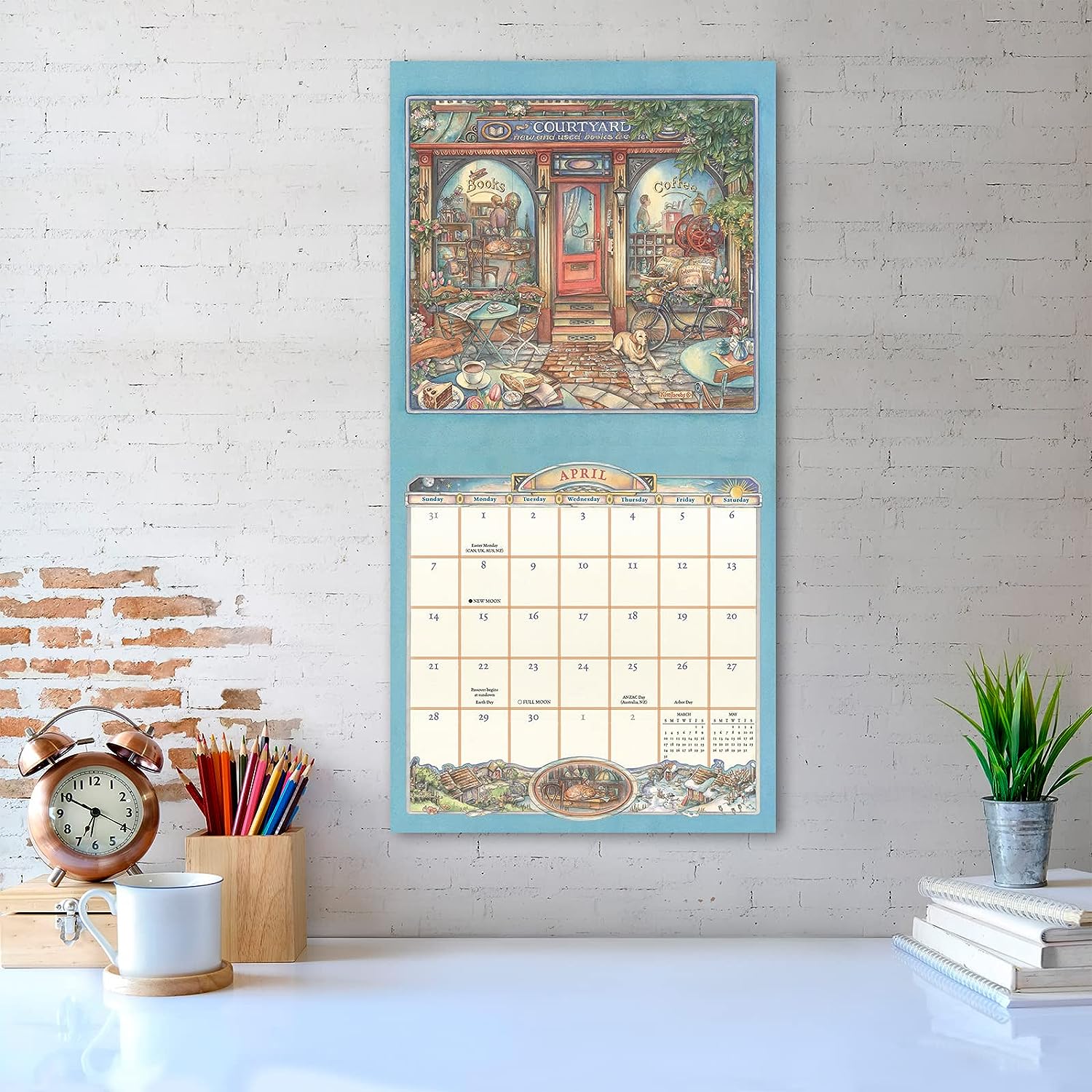 The Cobblestone Way 2024 Wall Calendar by Kim Jacobs 9781531935900