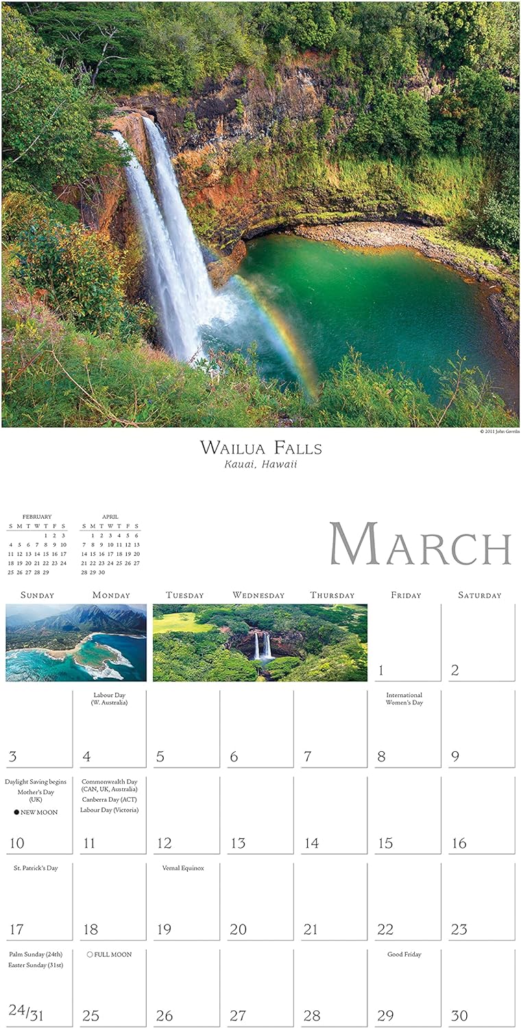 The Spirit of Place 2024 Wall Calendar, Photography of John Gavrilis