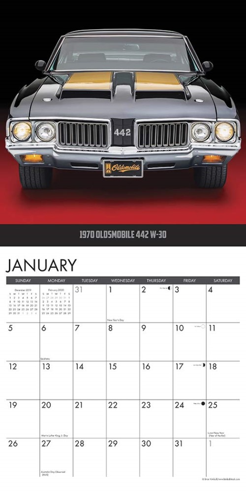 American Muscle Cars 2020 Wall Calendar by Willow Creek Press ...