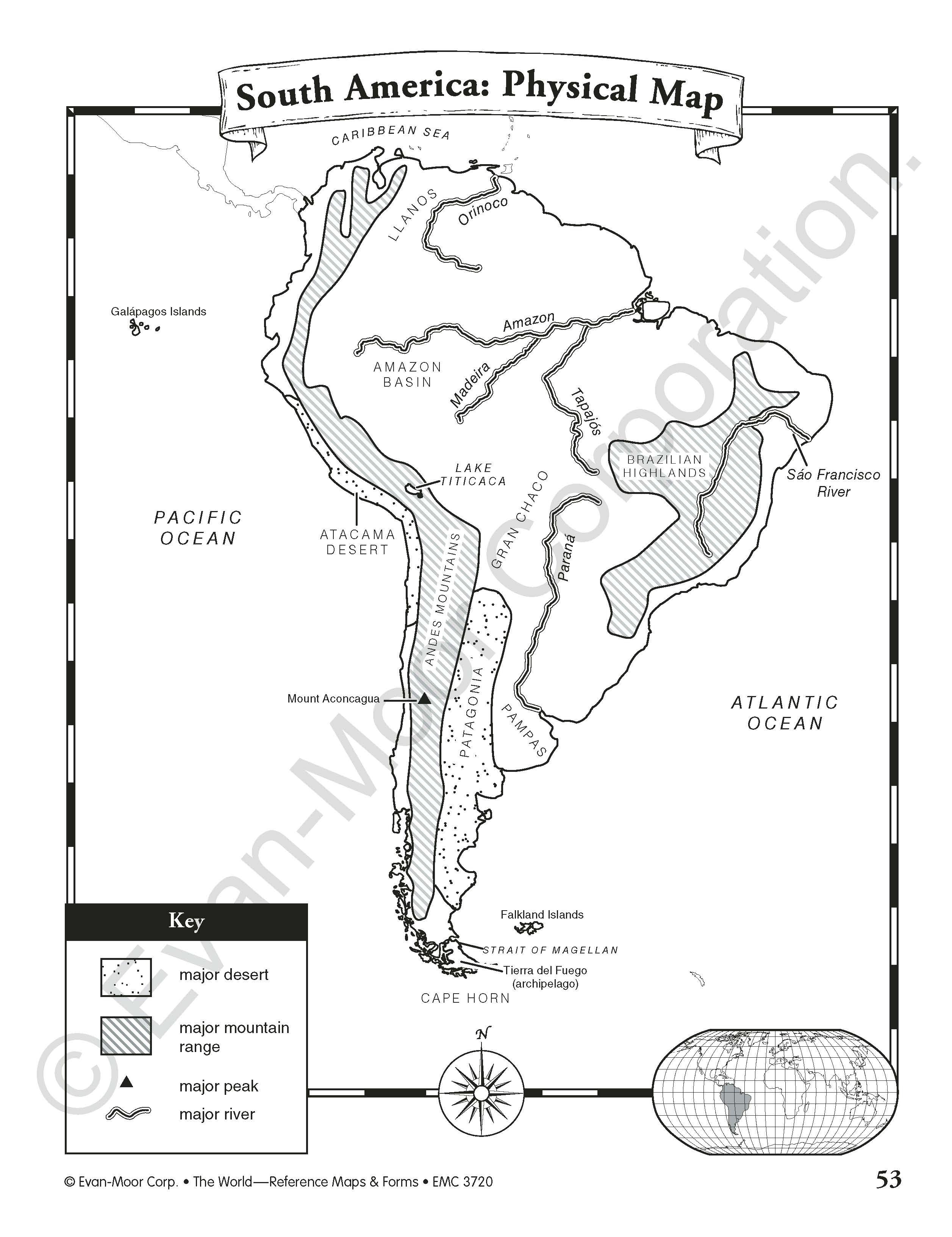 The World - Reference Maps & Forms, Grade 3 - 6 - Teacher Resource by ...