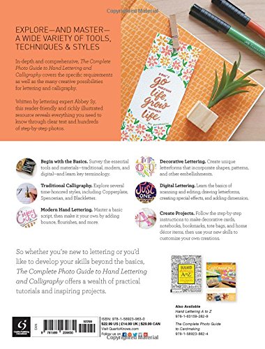 The Complete Photo Guide to Hand Lettering and Calligraphy, Complete ...