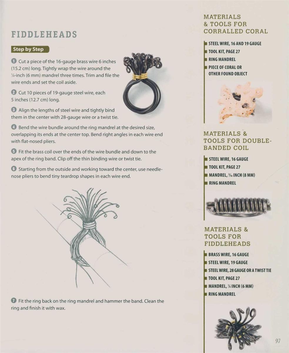 Steel Wire Jewelry, Stylish Designs. Simple Techniques. Artful