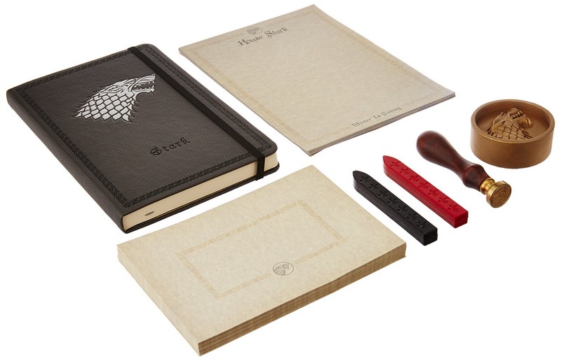 Booktopia House Stark Deluxe Stationary Set Game of Thrones