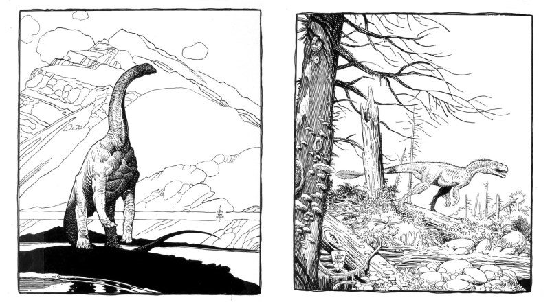 Dinosaurs, A Coloring Book by William Stout by William Stout ...