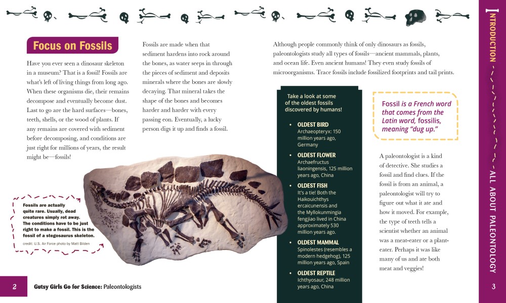Gutsy Girls Go for Science Paleontologists, With Stem Projects for