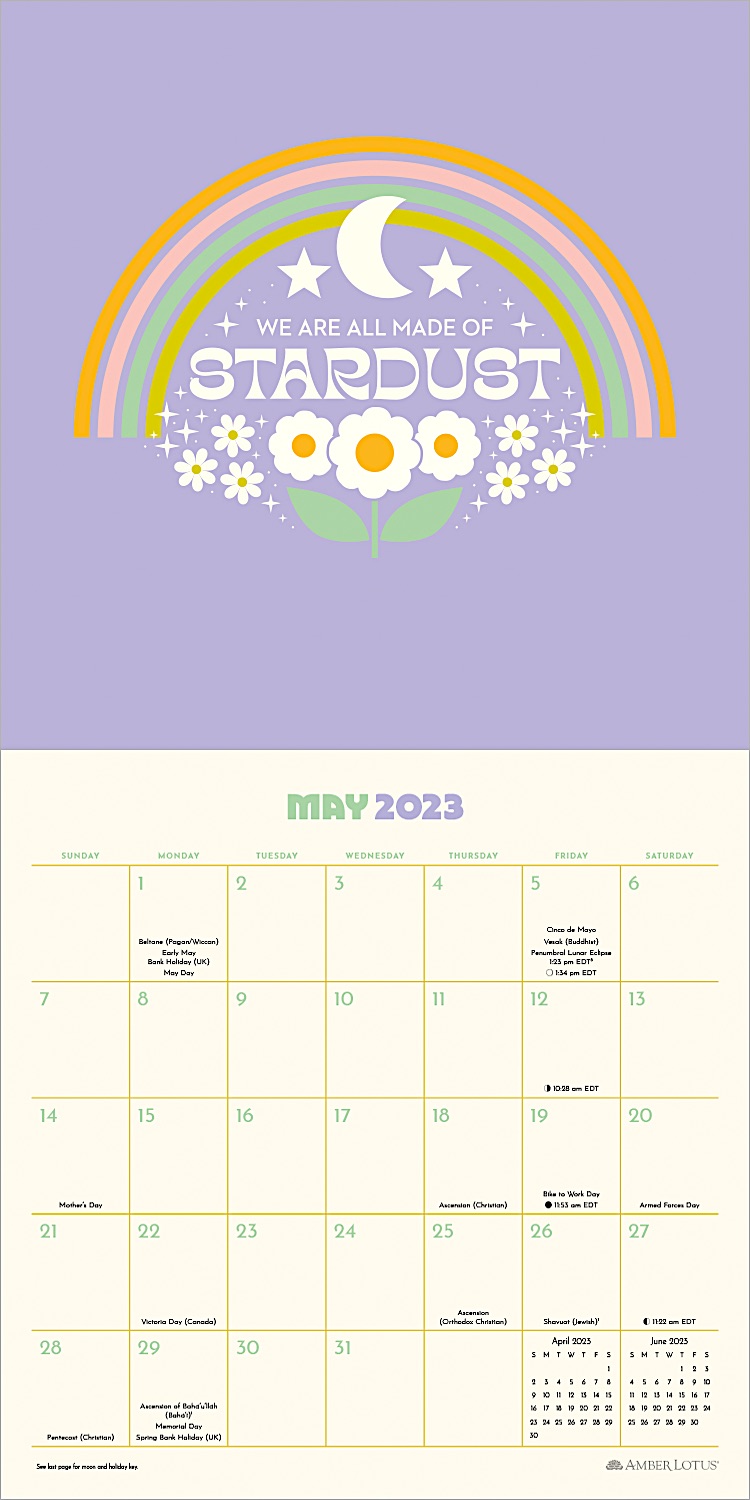 Elizabeth olwen have a lovely day 2023 wall calendar by amber lotus