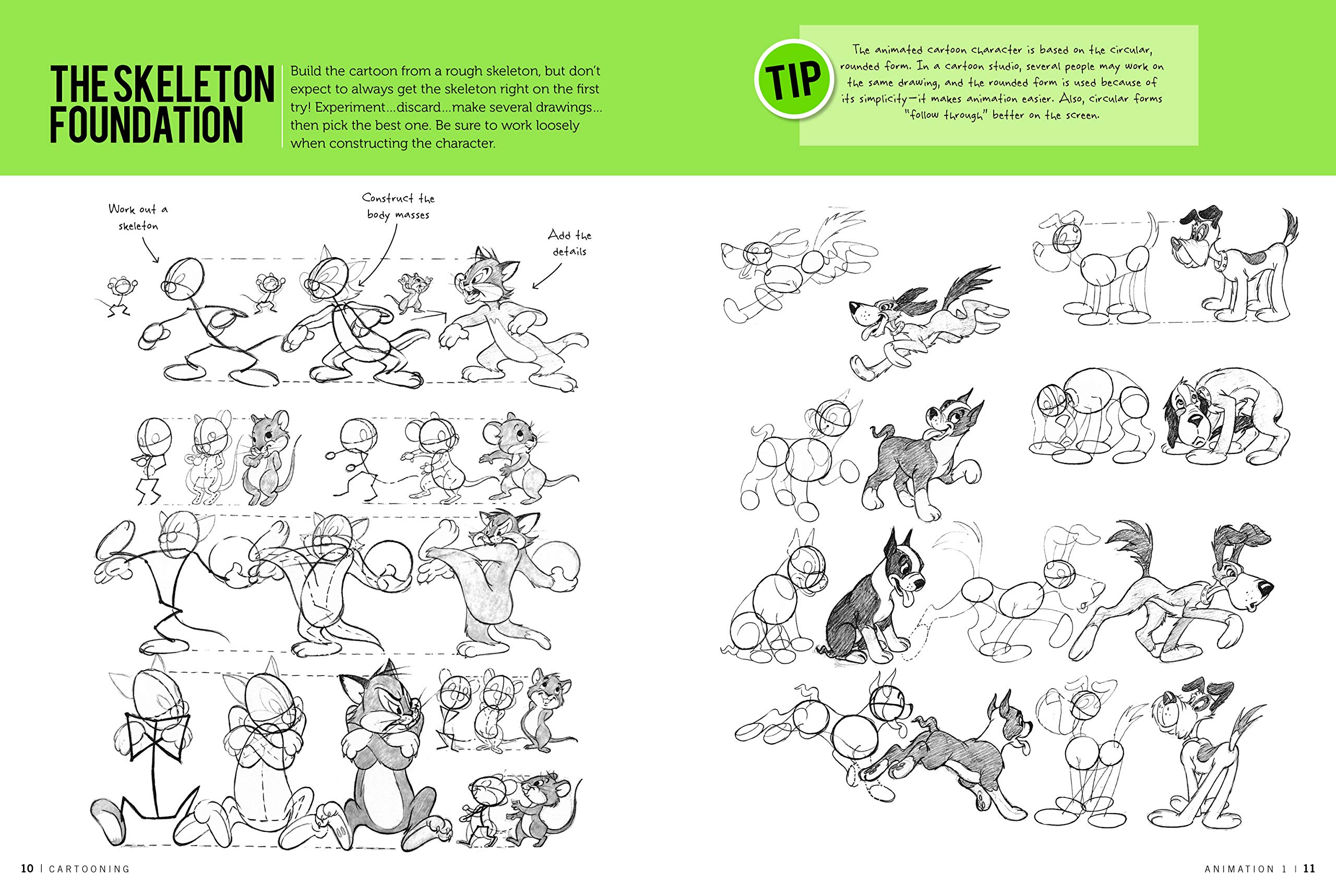 Cartooning : Animation 1, Learn to Animate Step By Step by Preston ...