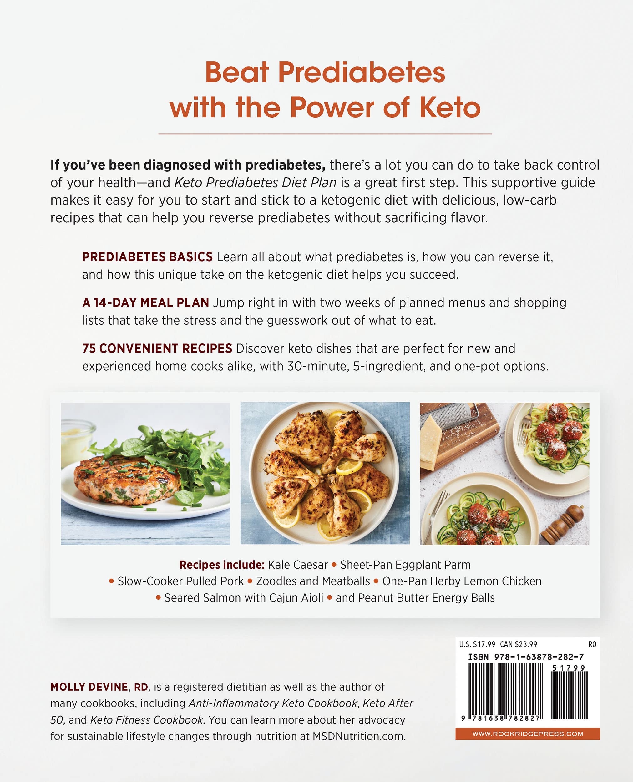 Keto Prediabetes Diet Plan, Cut Carbs, Lower Blood Sugar, and Eat Clean by Molly Devine