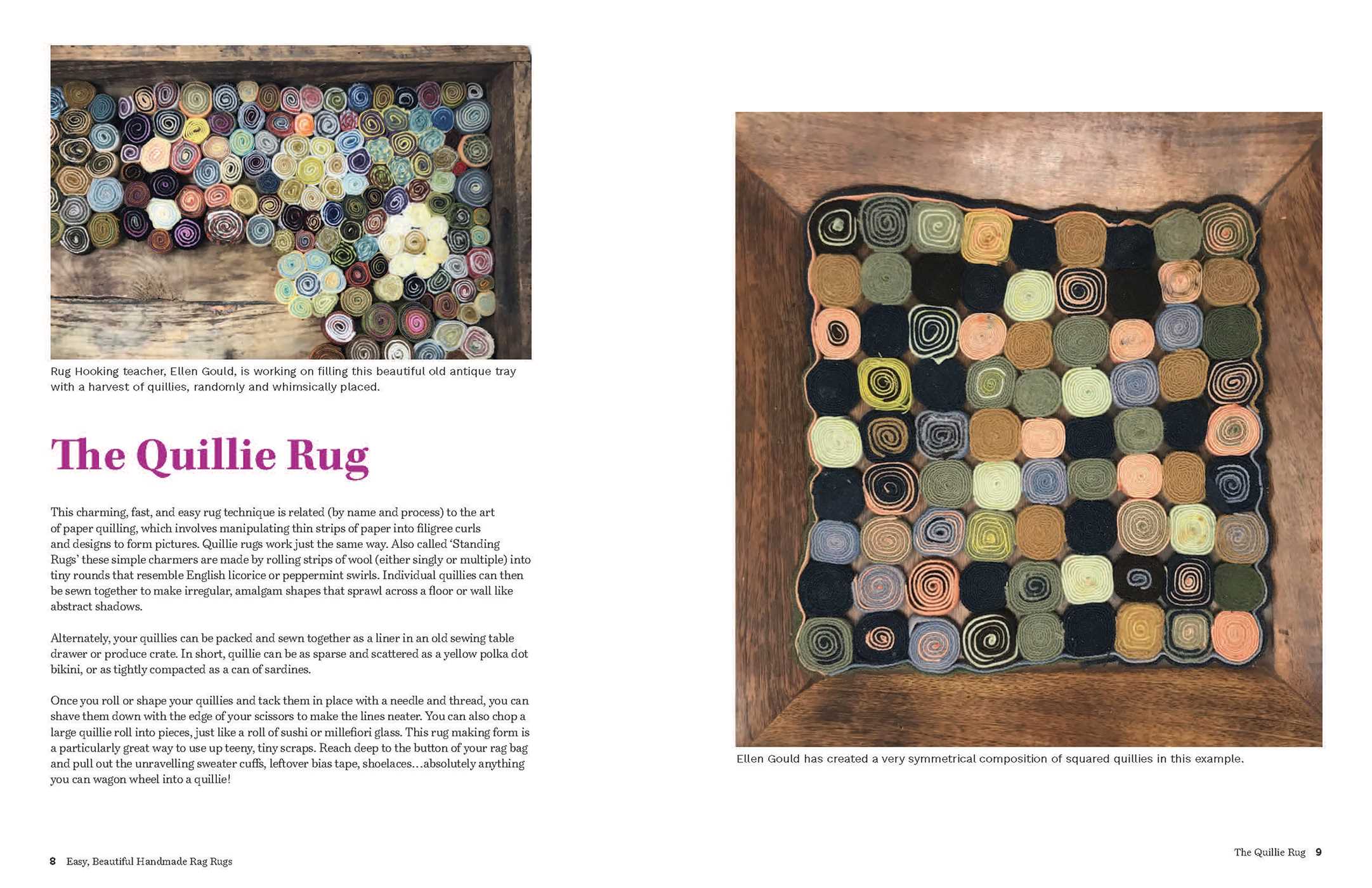 Small Rag Rug Project Book Easy, Beautiful Handmade Rag Rugs by Deana David | 16 Illustrated, Step ...