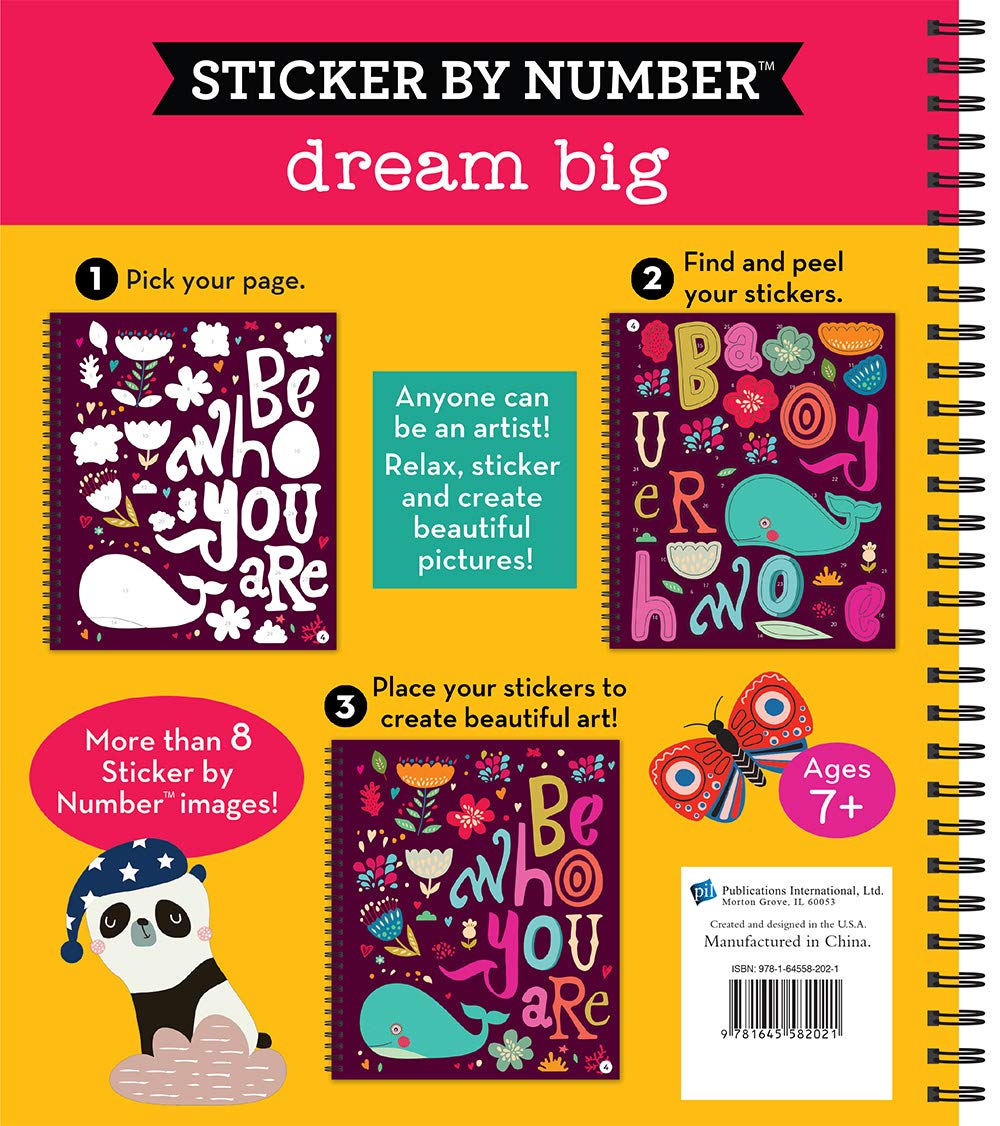 Dream Big, Brain Games - Sticker by Number by Publications International  Ltd | 9781645582021 | Booktopia