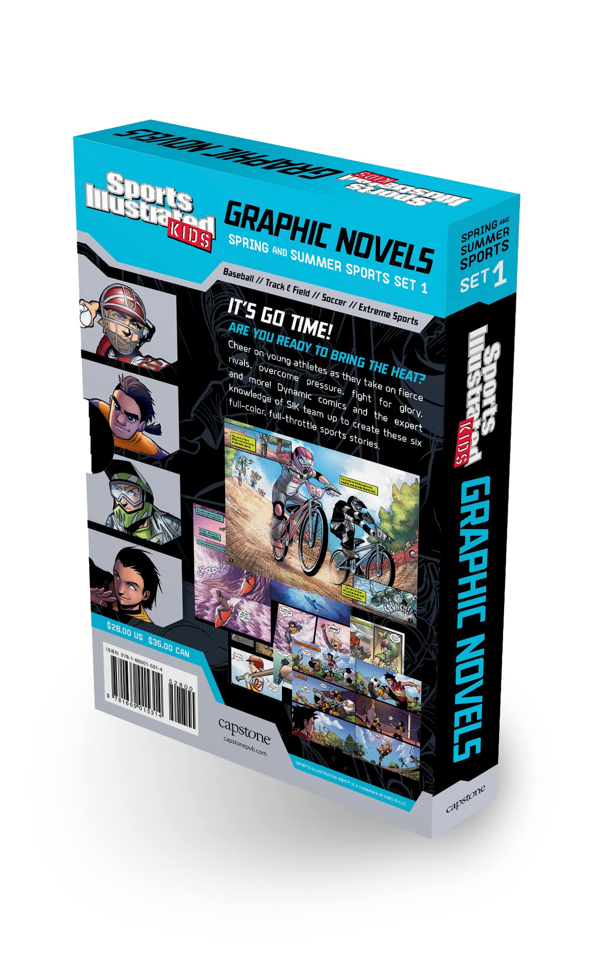 Sports Illustrated Kids Graphic Novels Spring and Summer Sports Box 1 ...