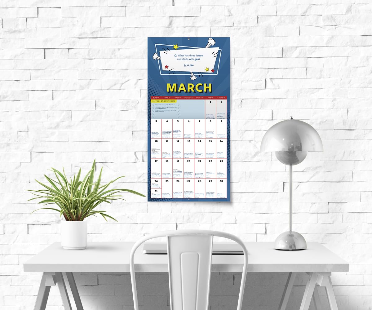 Dad Jokes 2024 Wall Calendar 365 Days of Punbelievable Jokes by