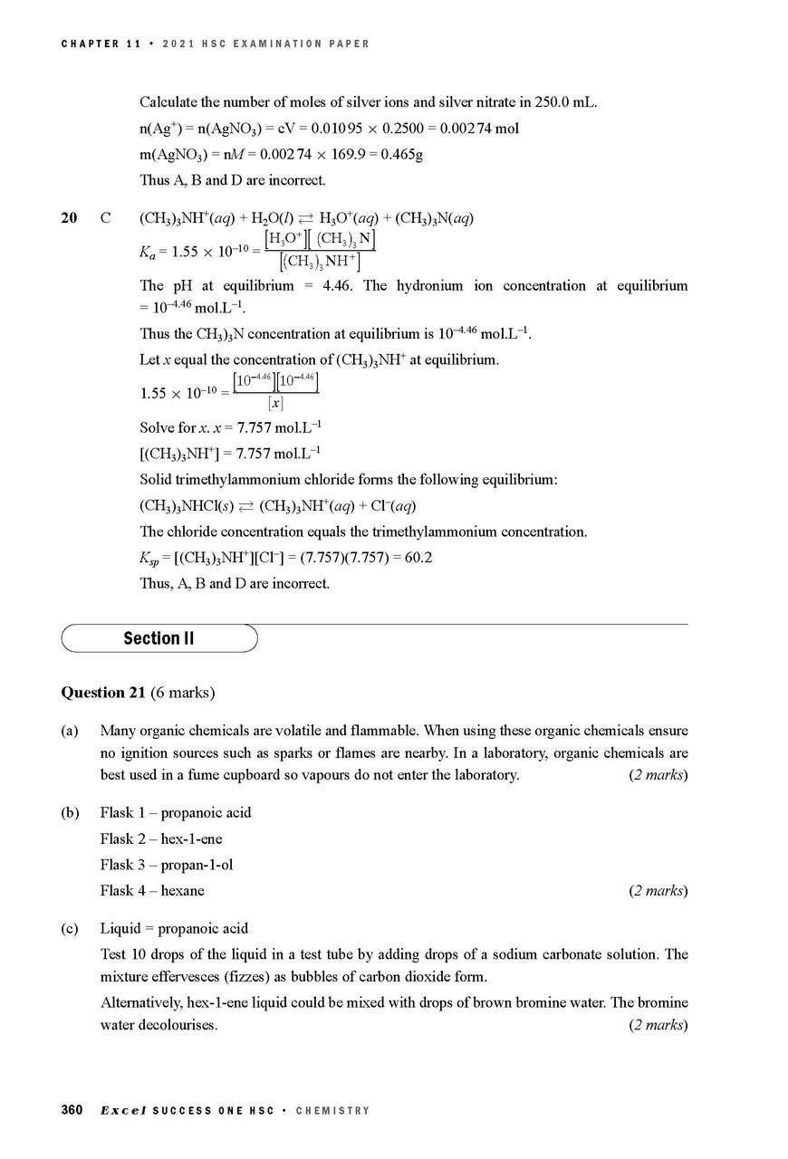 Excel Success One HSC Chemistry 2023 Edition | 9781741257465 | Booktopia