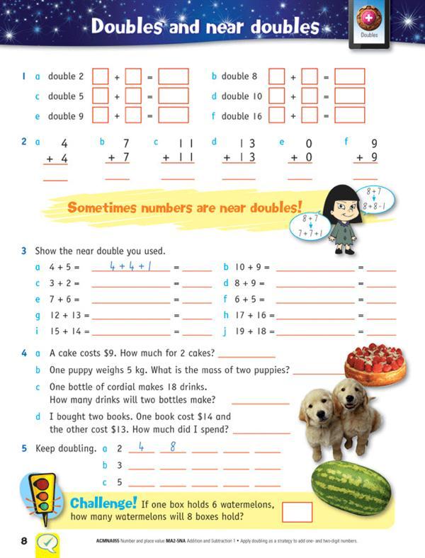 NSW Targeting Maths Student Book Year 3, Australian Curriculum