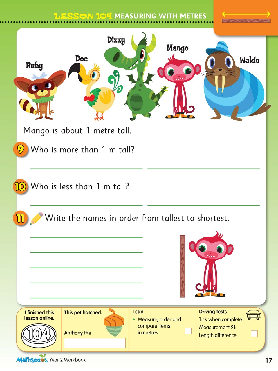 ABC Mathseeds Maths Skills for Year 2 by ABC Mathseeds 9781742155135