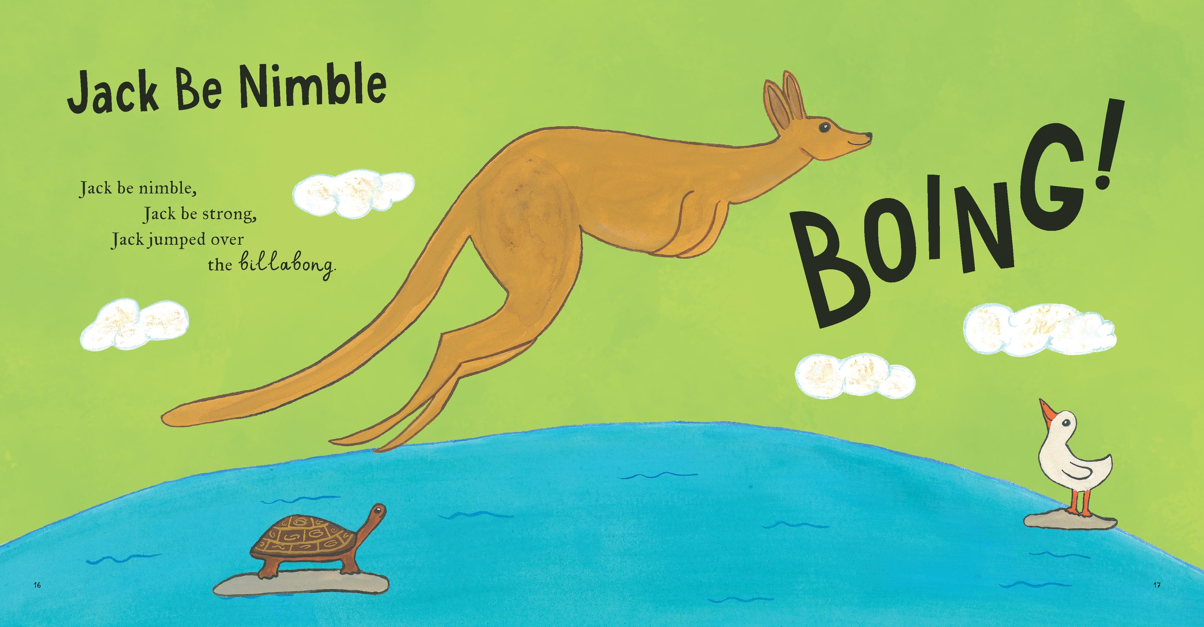 The Big Book of Australian Nursery Rhymes by Frané Lessac