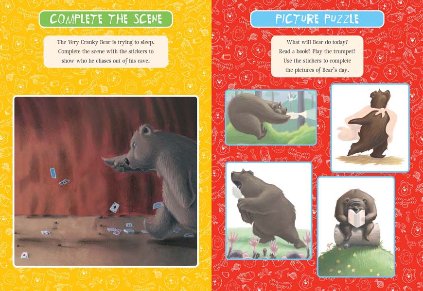 The Very Cranky Bear Super Sticker Book, The Very Cranky Bear by Nick ...