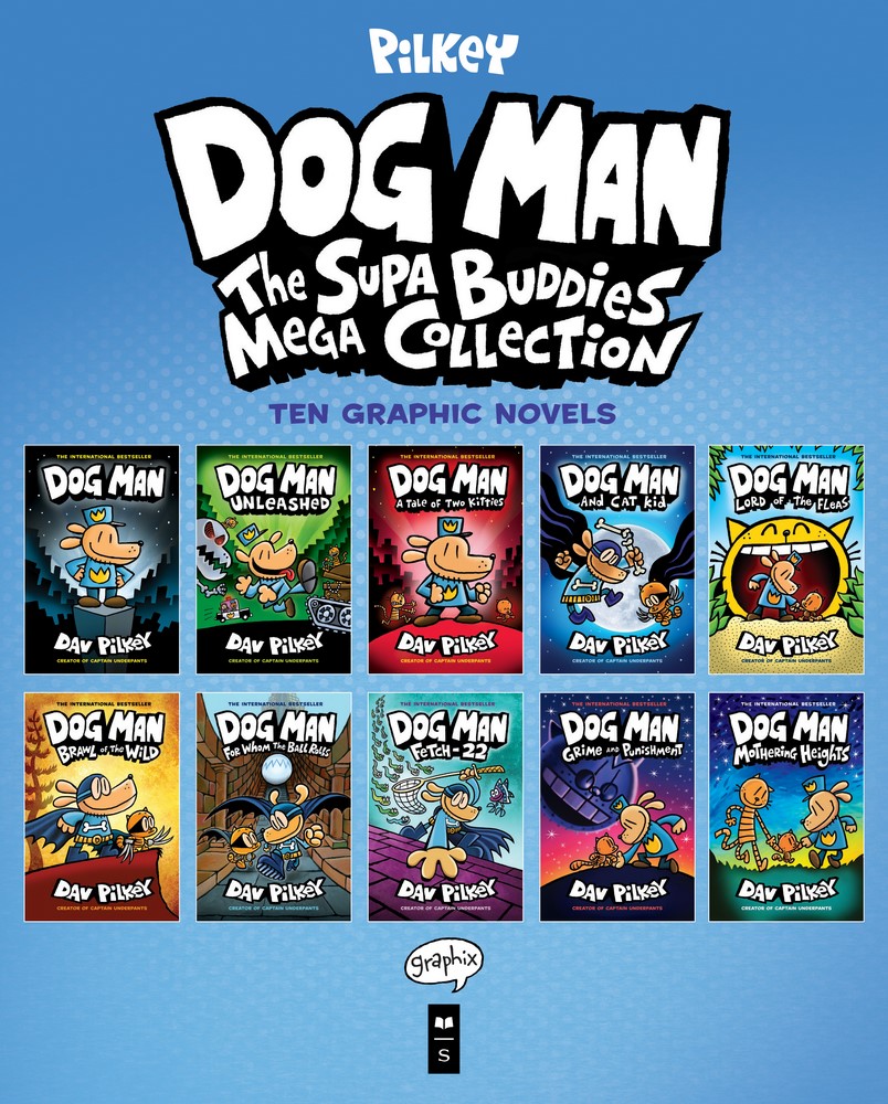 Dog Man by Dav Pilkey | The Supa Buddies Mega 10-Book Collection
