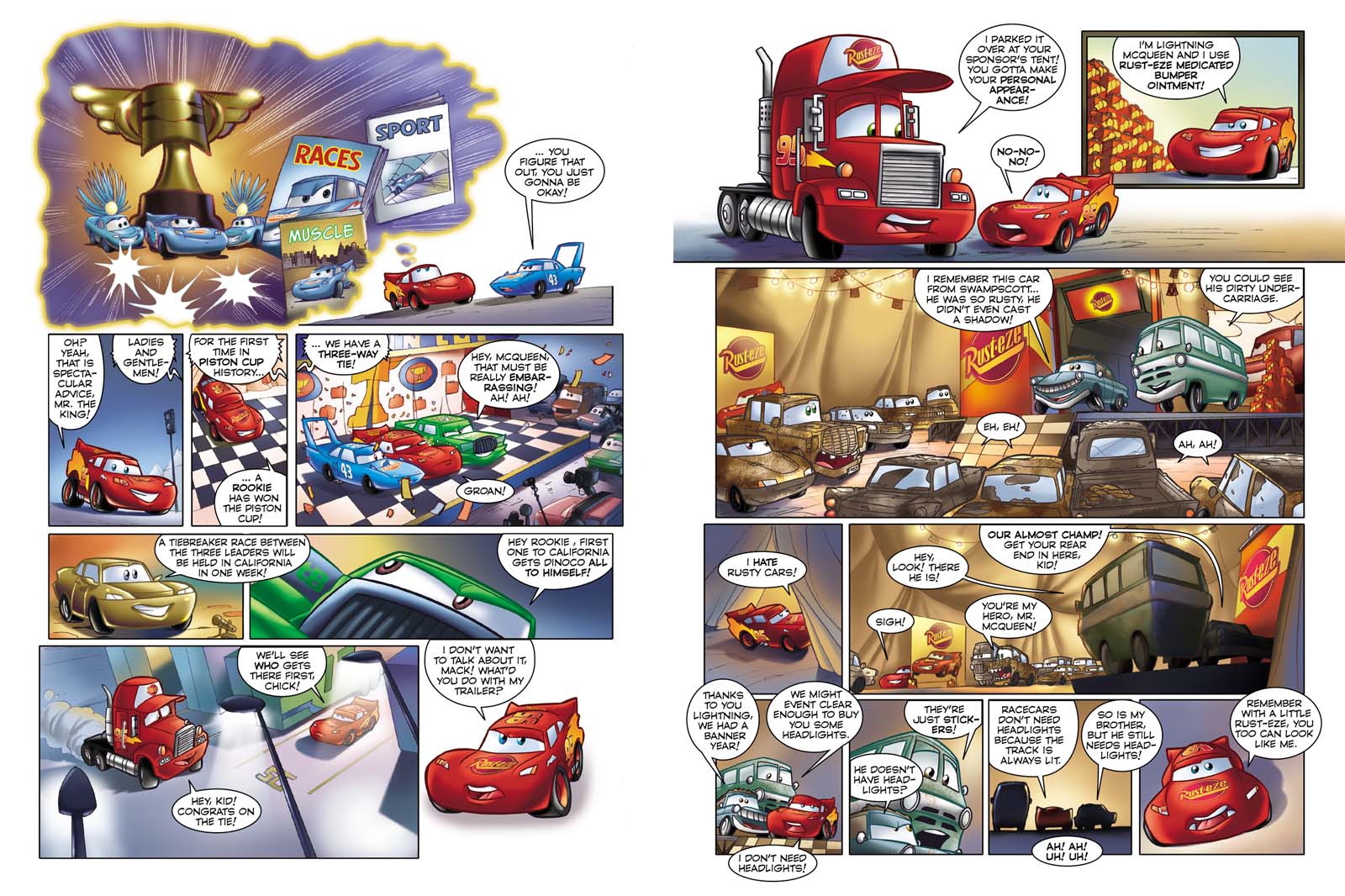 Disney Pixar Comics: Cars (The Graphic Novel) | Disney Cars