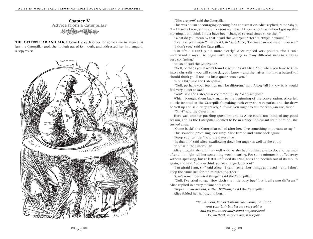Alice's Adventures in Wonderland, Poems, Letters & Biographies by Lewis