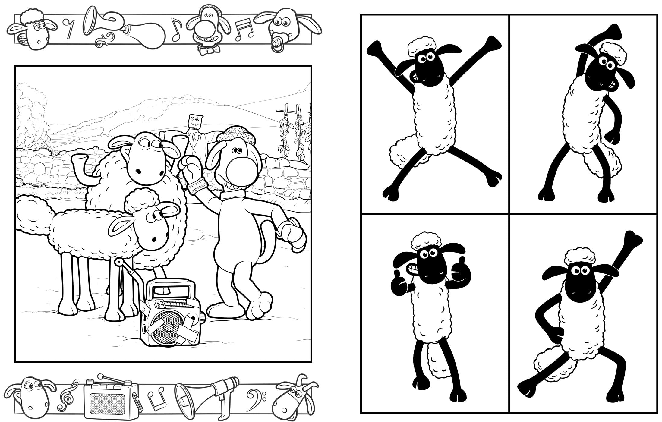 Shaun the Sheep: The Official Colouring Book, Aardman by Aardman ...