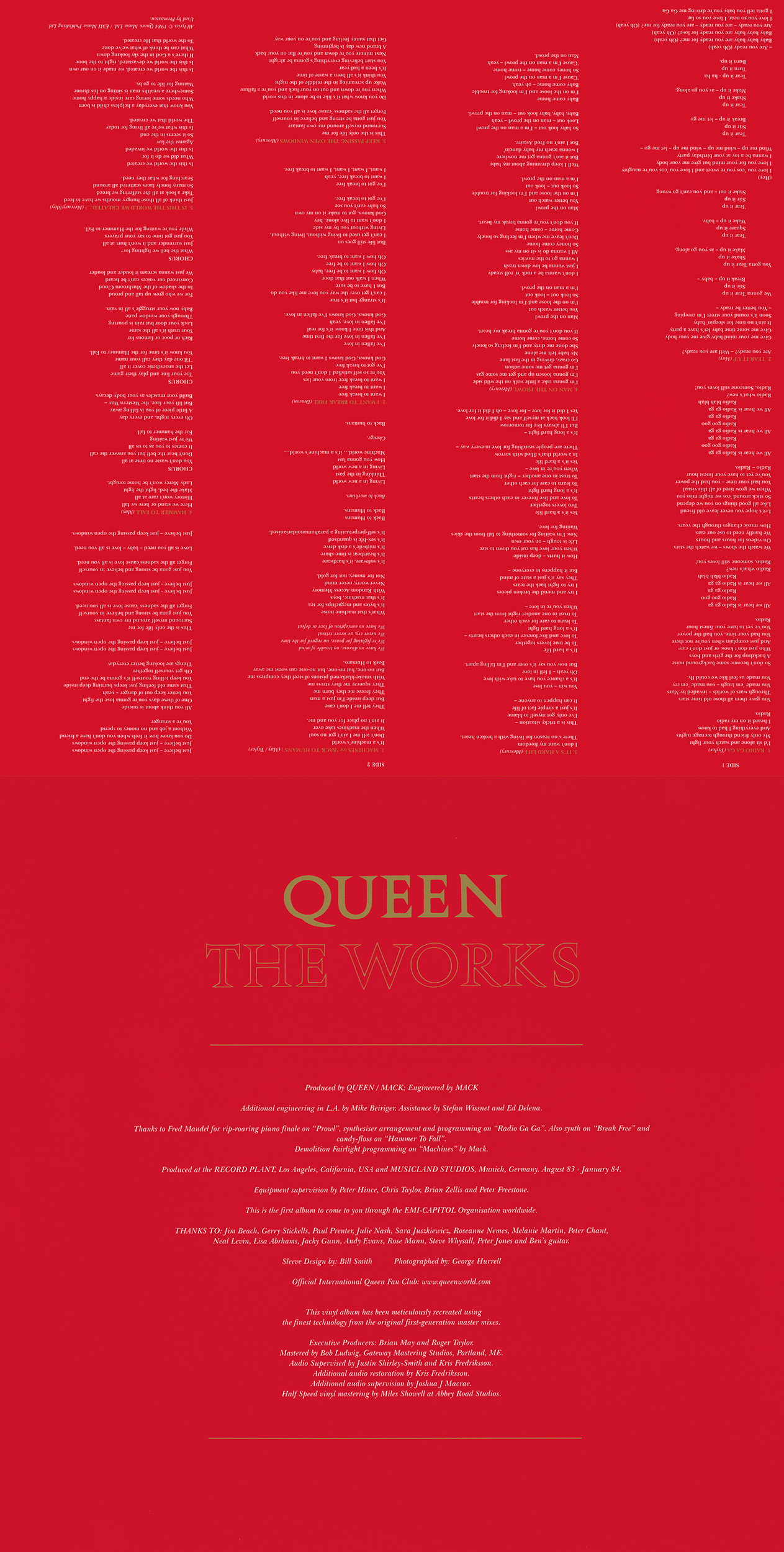 Queen 2024 Wall Calendar (with Record Sleeve) Collector's Edition