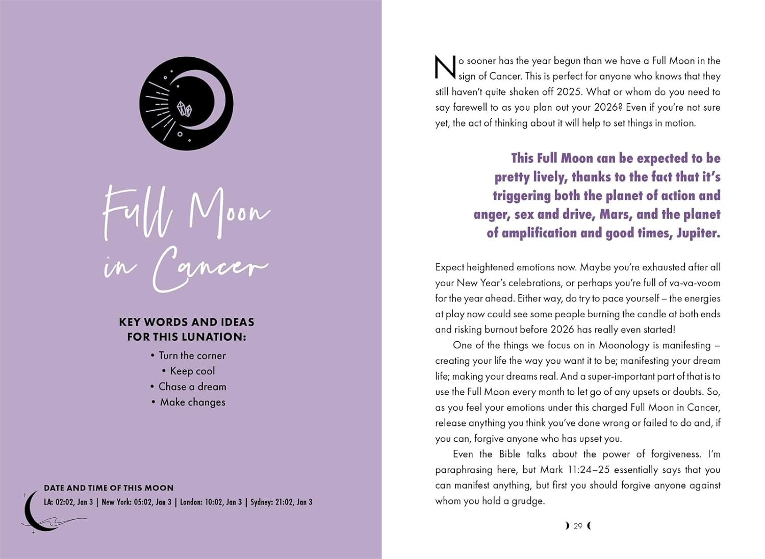 2026 Moonology Diary